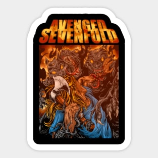 AVENGED EPIC WAR Sticker